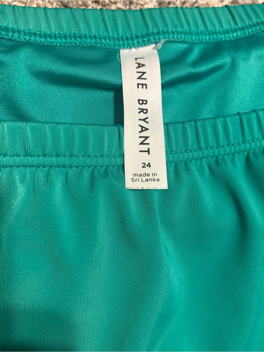 Lane Bryant Teal Swim Skirt - Picture 2 of 2